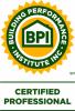 BPI, certification, building performance institute, hill country insulation, TX